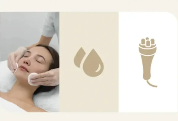 Limpieza facial más hidratación facial con radiofrecuencia